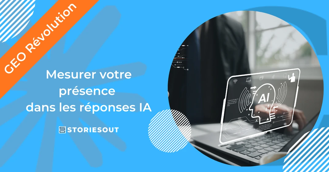 geo-monitoring-presence-entreprise-ia Illustration conceptuelle représentant l’analyse de la présence d’une entreprise dans les réponses générées par les IA