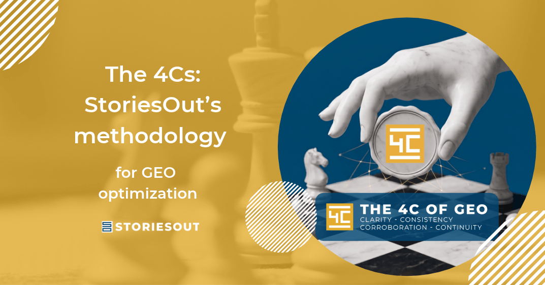 The 4Cs: StoriesOut’s methodology for building GEO recommendations